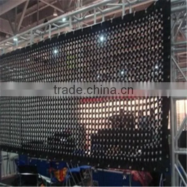 2015Rental Use and Easy Installation Velvet Material P50,P75,P100 Led Mesh Light Curtain photo-5