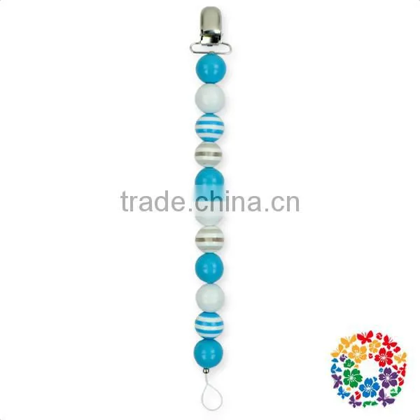 China Manufacturer Wholesale Safe Silicone Baby Soother Chain Holder Pacifier Holder Clip photo-3