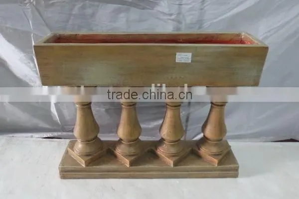 Garden Fiberglass Clay Flower Pot Fence photo-2