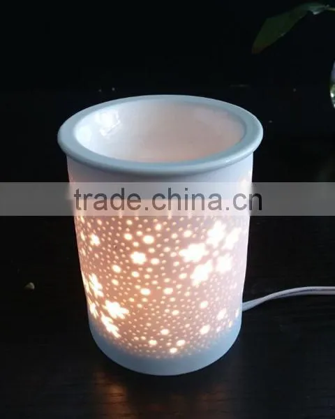 Ceramic Cylinder Electric Oil Burner With Aromatheraphy Function photo-3