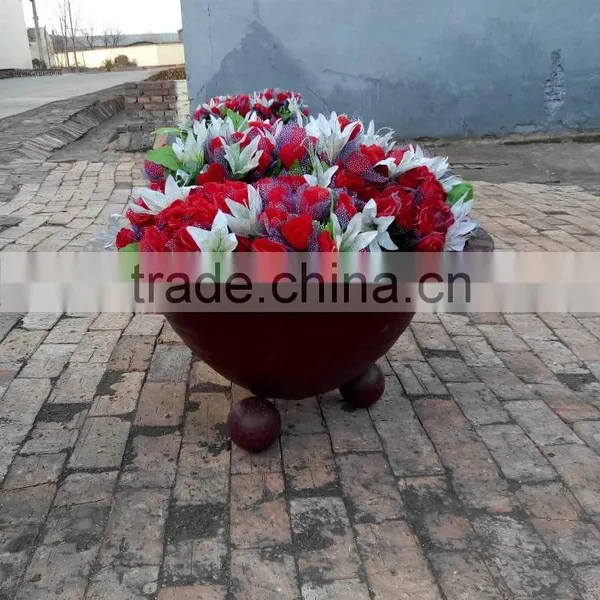Antique Cast Iron Flower Pot/metal Urns,cast Iron Flower Planters photo-6