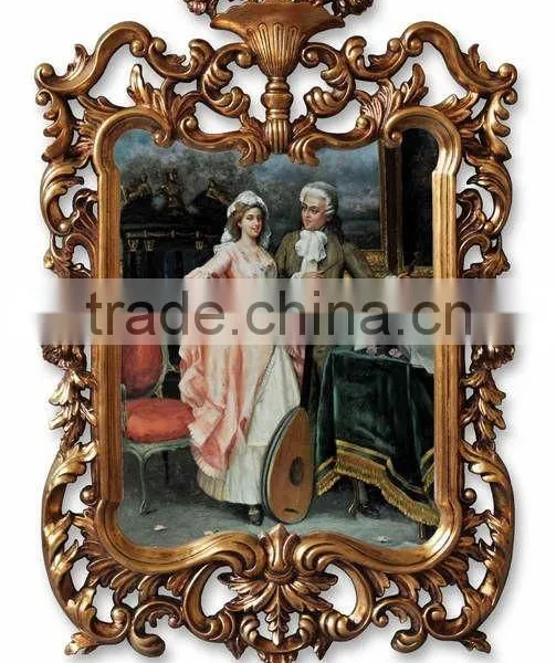 FA-132G-01 Vintage Waterproof Frame Oil Paintings for Home&hotel Decoration photo-2