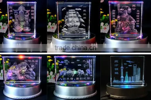 Aries LED 3D Crystal Gift For Promotion photo-6