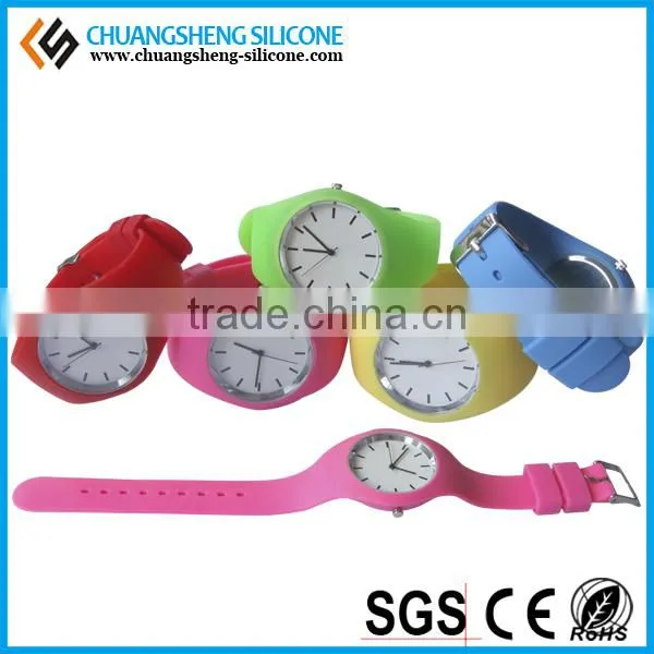 Kids Favourite the Most Fashion Candy Color Silicone Wrist Watch Digital Watch Ajustable Eco-friendly FDA Silicone Child's Watch photo-2