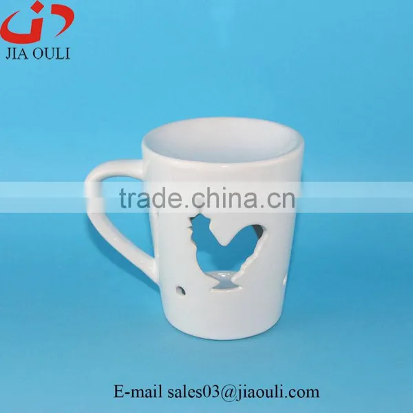 Sepecial Design Colors Cheap Ceramic Cup Shape Oil Burners, Oil Warmer photo-3