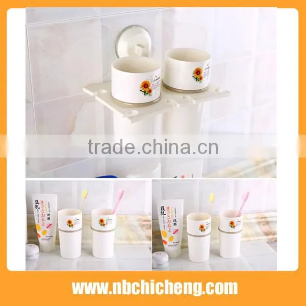 High Quality Bathroom Toothbrush Holder Plastic Wall Mounted Holder photo-3