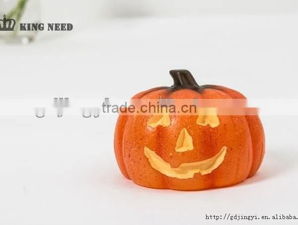 Wholesale Plastic PP Acrylic Led Light up Small Halloween Pumpkin Decoration photo-3