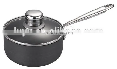 5pcs Stainless Steel Handle Pressed Aluminum Nonstick Cookware Set photo-3