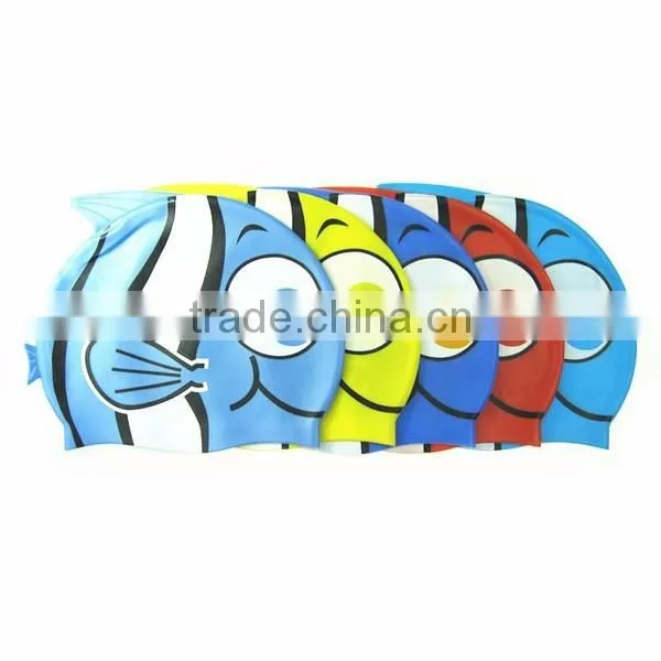 Original Picture and Design Silicone Funny Swim Cap For Adult photo-2