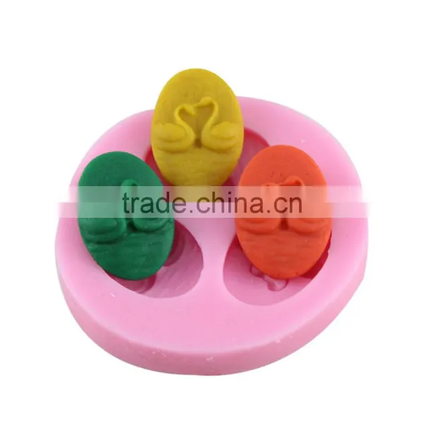 Liquid Silicone Fondant Chocolate Cake Mold Rubber Mold DIY Tool 3 on Swan Shaped 1688 Agent photo-2