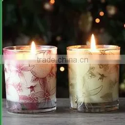Apple Aroma Beautiful Wedding Decorative Candles Scented in Glass Jar photo-2