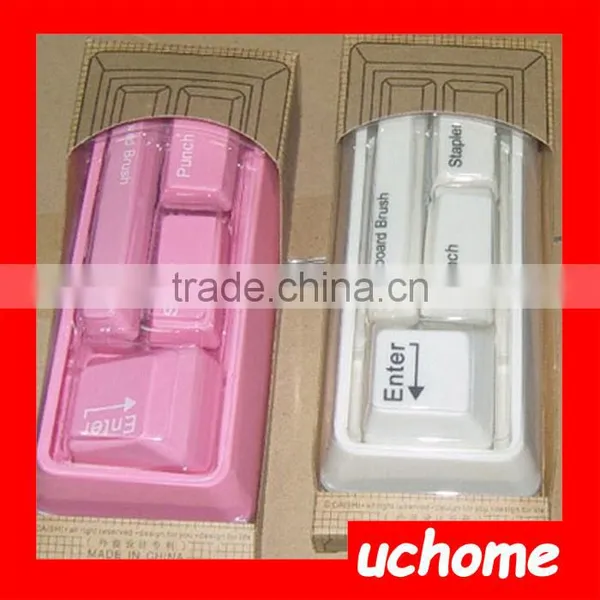 UCHOME Novelty Office Customized Mini Keyboard Stapler Stationery Set in 2016 photo-2