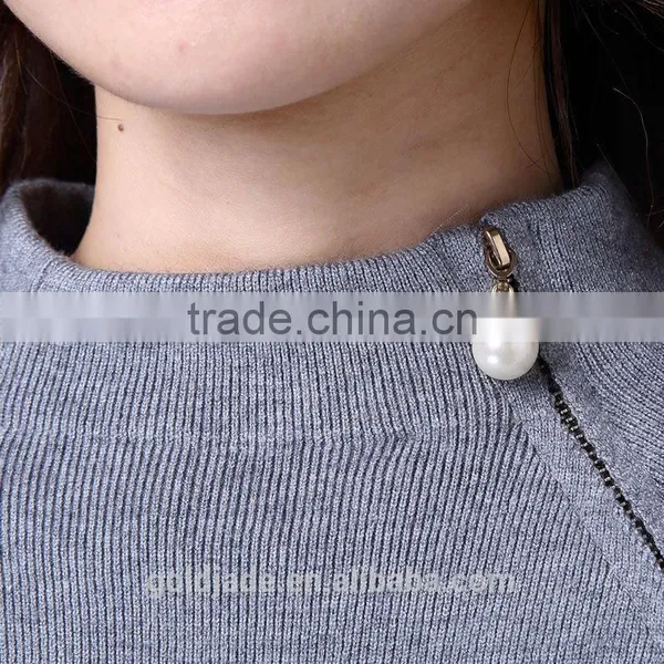 2017 Fashion Plain Hand Knitted Sweater Women Cashmere Sweater photo-6