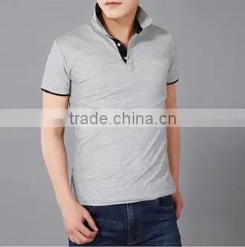 En's Custom Classical Fashion Solid Color Short Sleeve Slim Fit Men's Mesh Embroidered Polo Shirt photo-2