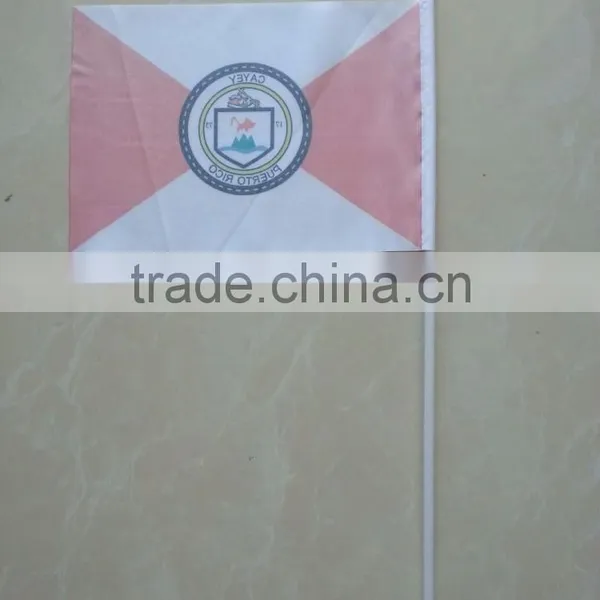 Satin Custom Hand Flag photo-3