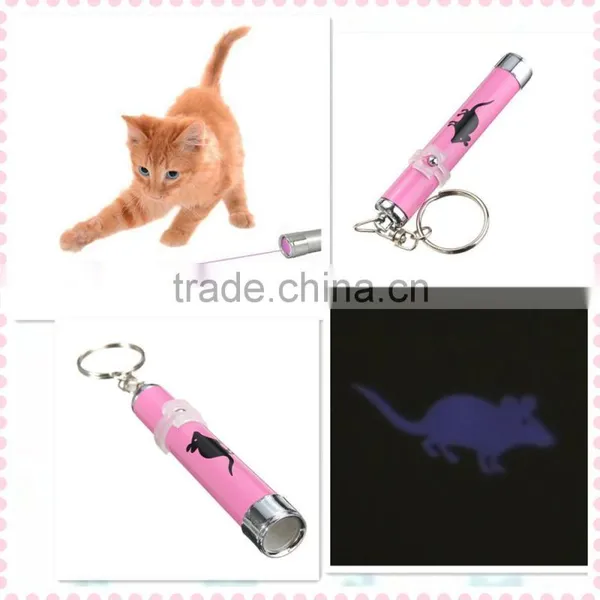 2016 New Arrival Funny Cats Pets Toy LED Laser Lazer Pointer Pen Light With Bright Mouse Animation Household photo-2