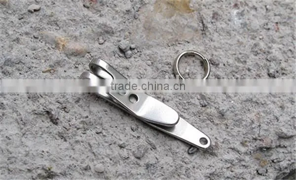 EDC Bag Suspension Clip With Key Ring Carabiner Stainless Steel Outdoor Quicklink Tool photo-3
