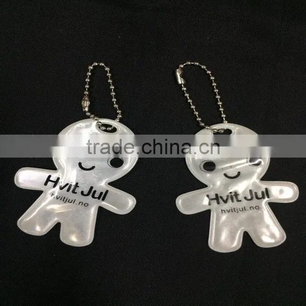 Animal Glow in the Dark Reflective Pvc Keychain for Kids photo-5