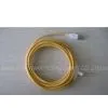 USB AM to Right/left Angle USB Mini 5PIN Cable;yellow