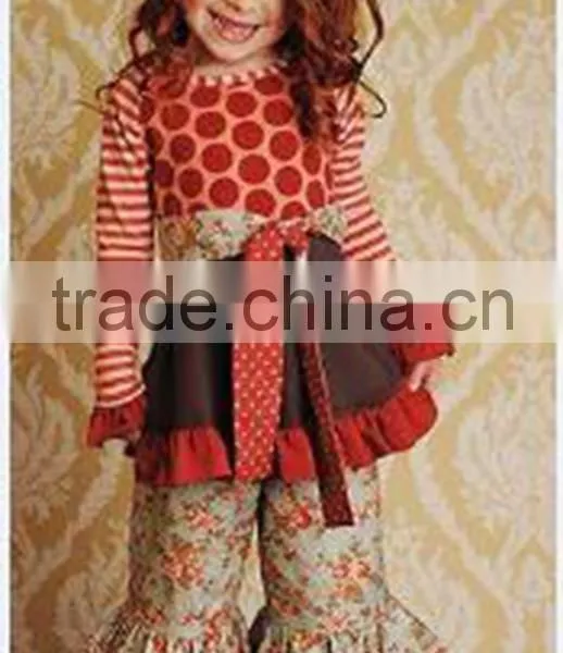 America Hot Selling 100% Cotton Kids Boutique Outfits "JOY" Embroidery Wholesale Baby Top photo-4