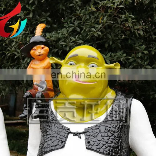 Customized Fiberglass Shrek Statue for Sale photo-2