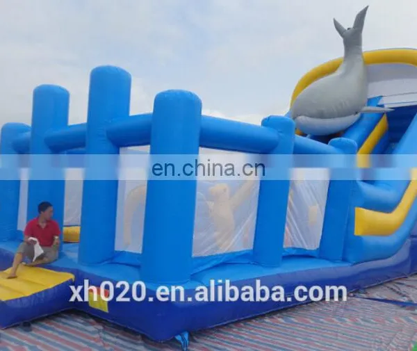 Commerical Whale Inflatable Bouncer With Slide photo-5