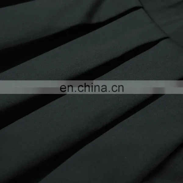 Grace Karin Women's Vintage Retro Pleated Black Cotton Skirt 7 Patterns CL010401-6 photo-5