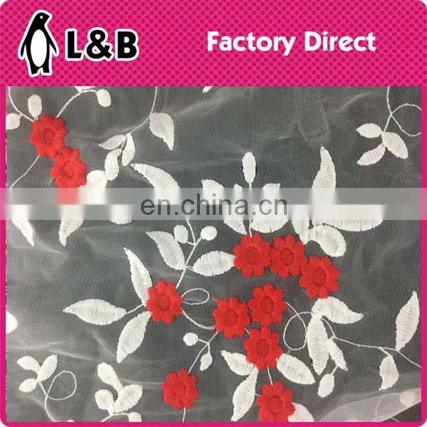 Wholesale New Design Popular Embroidery Lace Dress Fabric photo-3