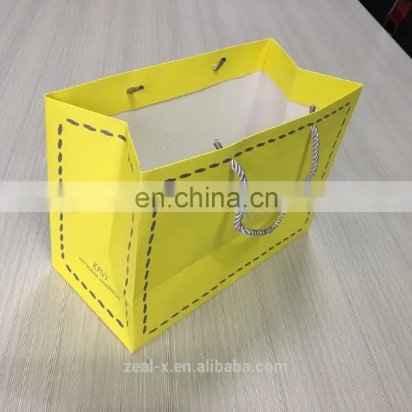 Nylon Rope Thick Shopping Bag for Sexy Women Evening Dress Bag Can do Company Slogan Embossed photo-2