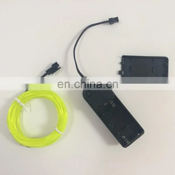 Car EL Wire With Belt Sound Active Flashing Kit Set photo-6