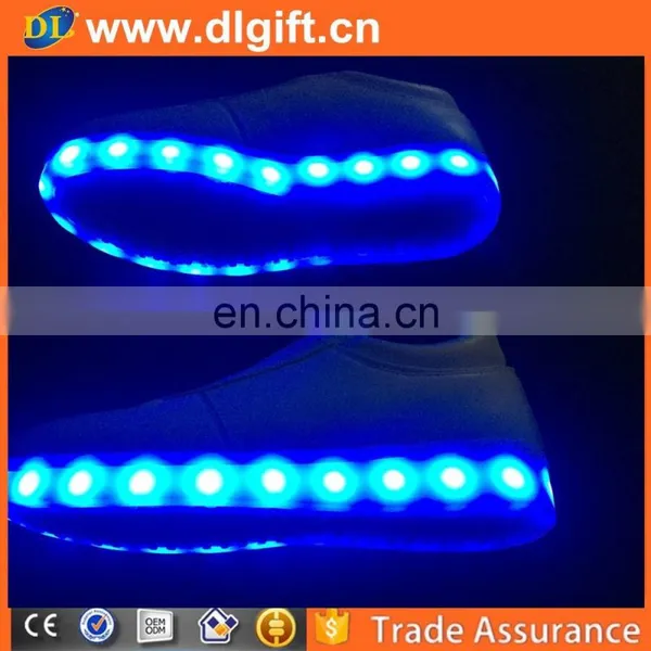 Bulk Wholesale Customized Flash Light USB Rechargeable Simulation LED Shoes photo-3