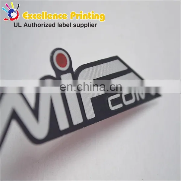 Customized Electronic Label Adhesive Logo Metal Craft Badge photo-3