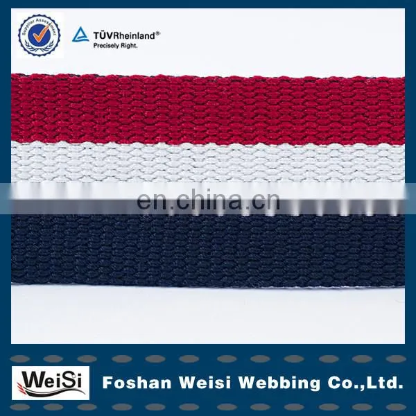 Foshan Factory Weisi Fashion Cotton Elastic Webbing For Belt photo-2