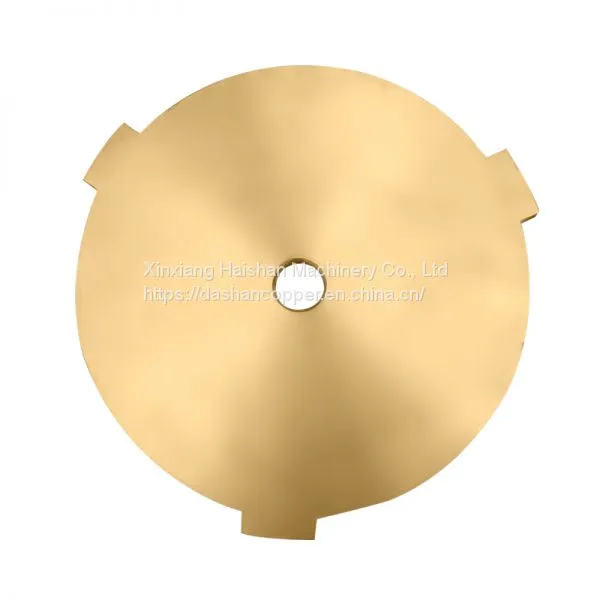 Customized Bronze Round Plate for Copper Fittings of Spring Cone Crusher