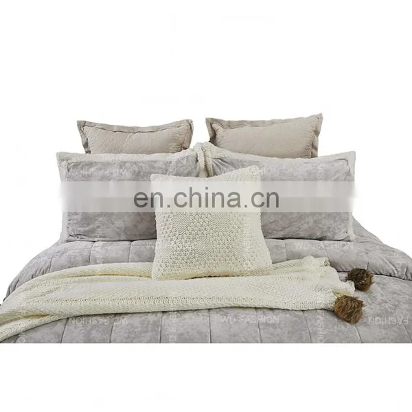Sherpa Comforter and Throw Combo Set, Ultra Softy Fluffy Warm Checker Plaid Pattern Cold Winter Bedding Set photo-3