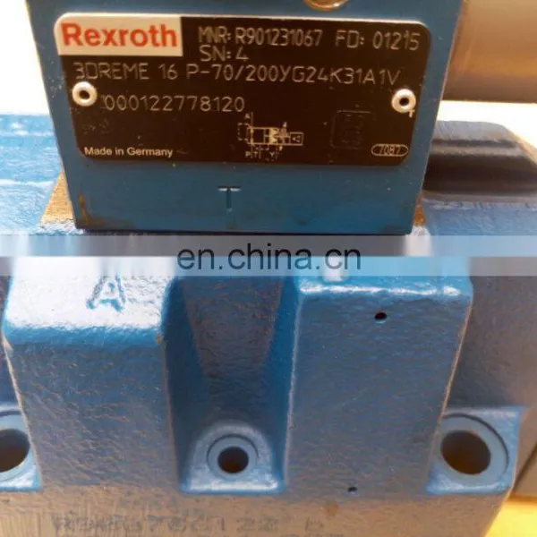 Rexroth Hydraulic Proportional Valve Pressure Relief Valve 3DREME 16 P-70/200YG24K31A photo-3