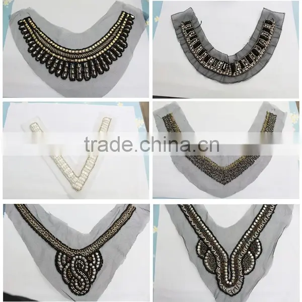 0629L China Supplier Crystal Rhinestone Patches for Collar,Wholesale Hot Fix Crystal Rhinestone Patches photo-4
