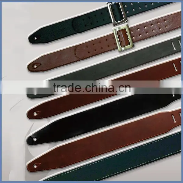 Competitive Price Suede Genuine Leather Guitar Strap photo-5