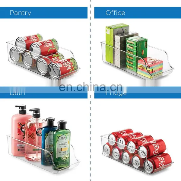 Airtight Fridge Storage Organizer Basket With Lid Drawer Fridge Storage Rack Set Boxes Clear Containers Bins Bpa Free photo-2