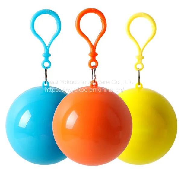 Disposable Key Chain Ball Ponchos With Custom Logo for Promotion photo-3