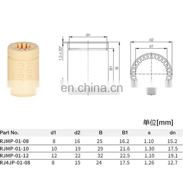 Sliding Bearing LIN-00-10 RJMP-01-10 Igus Plastic Linear Bearing for 3D Printer photo-5