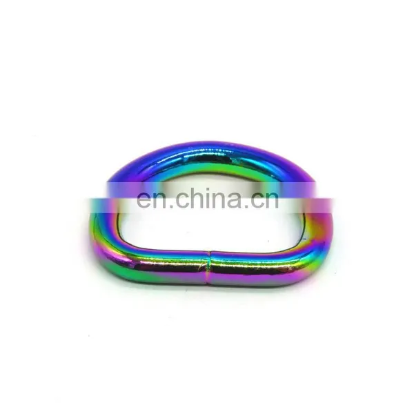 Customized Hardware Metal Square Welded D Ring Shape for Belt Buckle photo-2