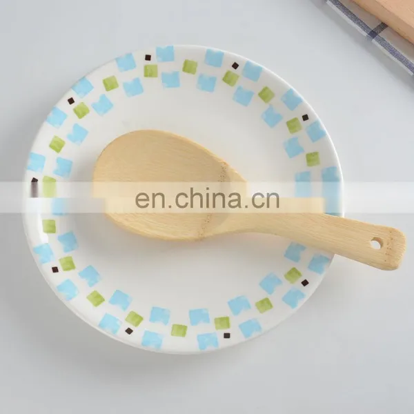 Kitchen Bamboo Cooking Spatula Spoon Set Organic Eco-friendly Bamboo Rice Spoon photo-2