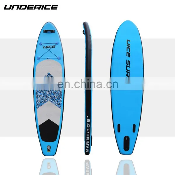 UICE Custom Logo 10'x30''x5'',10'6''x32''x6'', 11'x33'x6'' Blue Camo SUP Board Inflatable Stand Up Paddle Board photo-2