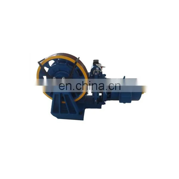 Horizontal or Vertical Type Elevator Geared Traction Machine photo-2