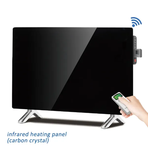 Home Low Power Glass Heating Panel Electric Wall Infrared Panel Heater With WIFI photo-2