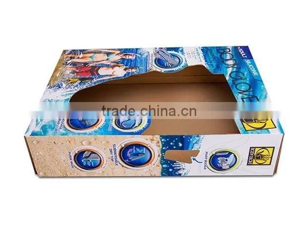 Single Ply Kraft Paper Black Cartoon Window Box Packaging photo-2
