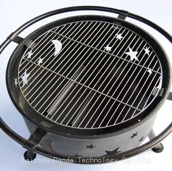 Star And Moon Outdoor Smokeless Fire Pit Wood Burning Patio BBQ Grills photo-3