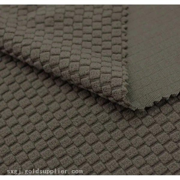 Mini Jacquard Polyester Polar Fleece Fabric photo-4