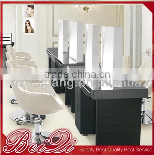 Modern Hair Salon Equipment Makeup & Hair Cutting Salon Mirror Table European Style Salon Mirror photo-3
